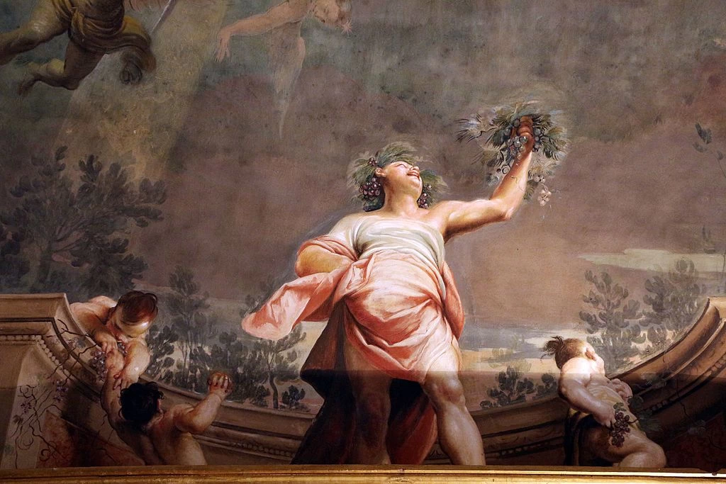 Apoteosi di Ercole e le Quattro Stagioni - Palazzo Pepoli Campogrande, Bologna, dettaglio